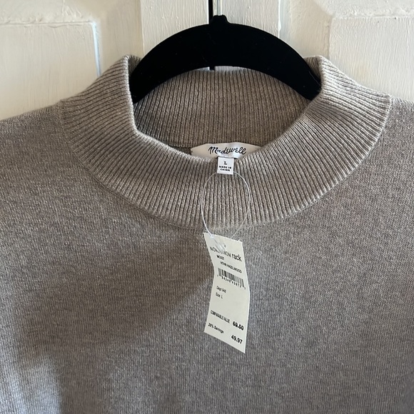 NWT MADEWELL ASHBURY MOCK NECK SWEATER - Picture 3 of 5